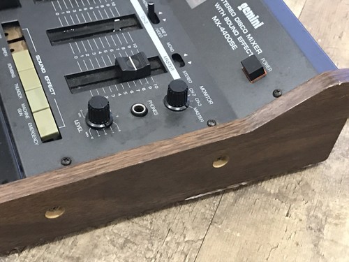 GEMINI STEREO SOUND MIXER MX-4400 SE For Parts .. Powers On Vintage Disco Sound