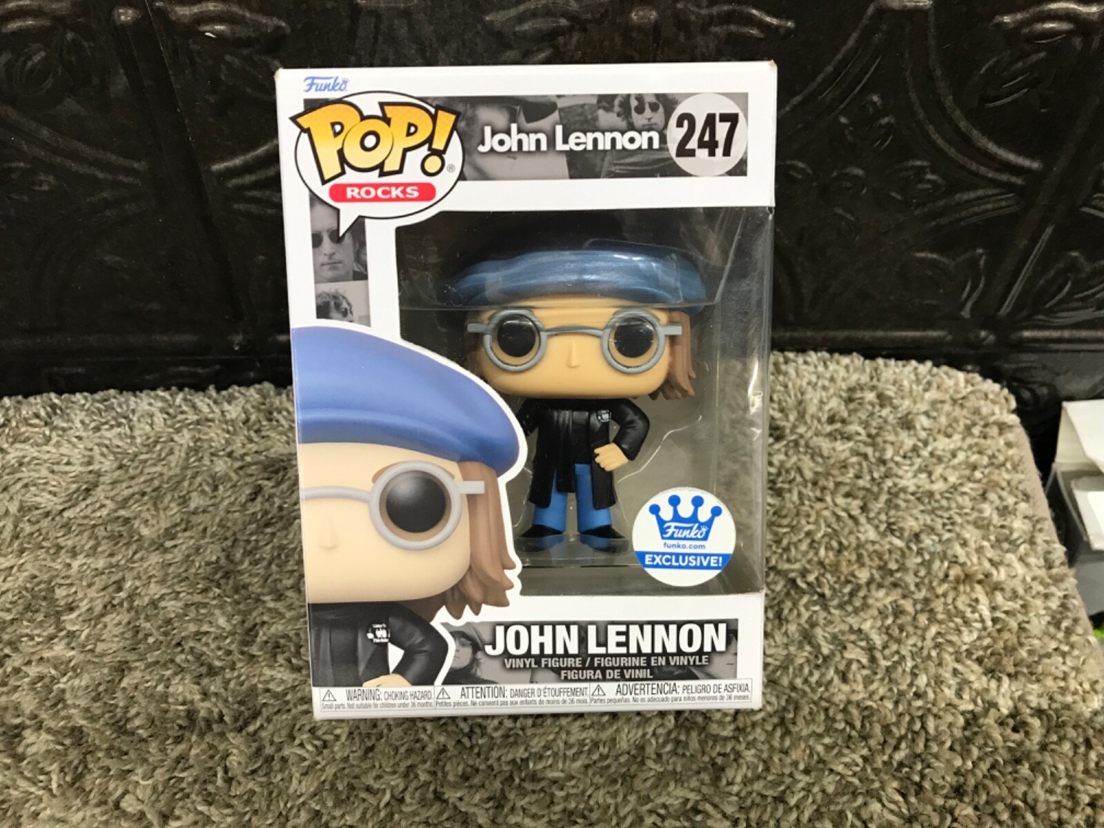 Funko Pop! Rocks John Lennon 247フィギュア Mint! Funko Pop Rocks! John Lennon Funko Shop Exclusive In