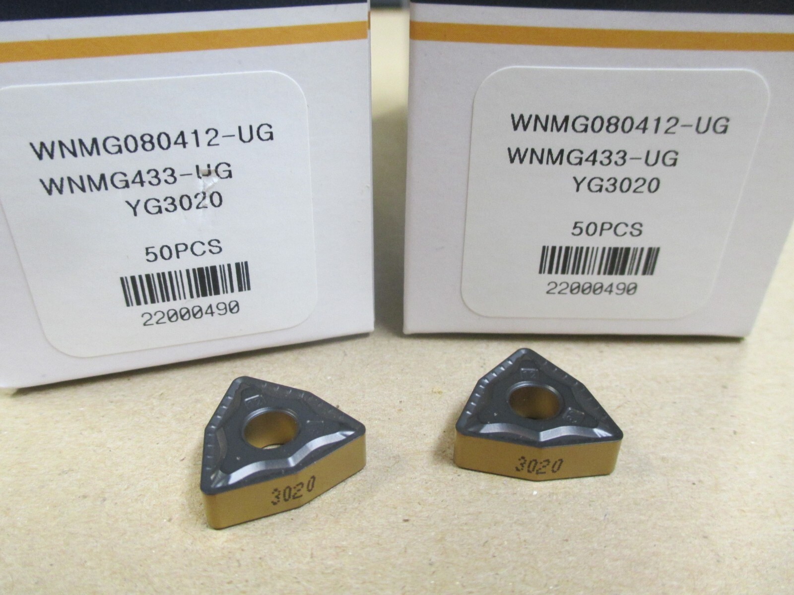 その他 suniega NEW YG-1 WNMG433-UG Trigon Turning Inserts TiCN Coated Steel