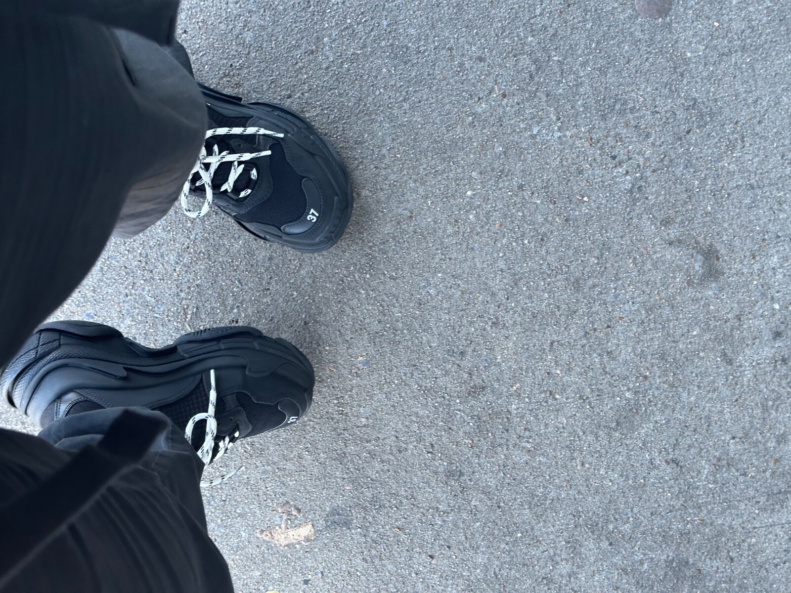 Pre-owned Balenciaga Size 7 -  Triple S Clear Sole - White Fluo Yellow - 544351-w2fr1-9073