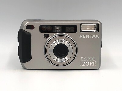 Pentax Espio 120Mi Silver Point & Shoot 35mm Compact Film Camera Made in Japan