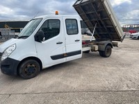 2014 Renault Master LL35TWdCi 125 Low Roof D/Cab Tipper CHASSIS CAB Diesel Manua