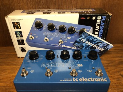 TC Electronic Flashback X4 Delay / Looper Guitar Effects Pedal P-24697 Xlnt Cond