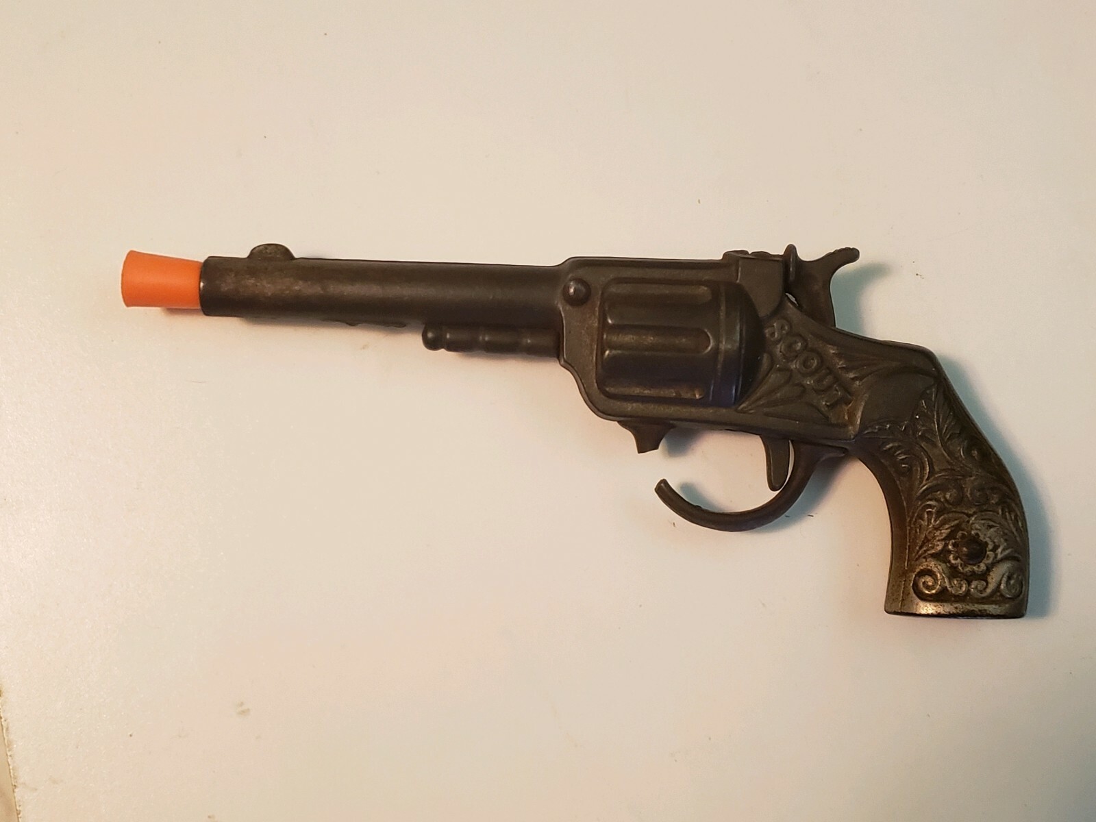 トイガン choco Vintage J.& E. Stevens Cast Iron Scout Toy Cap Gun Patd