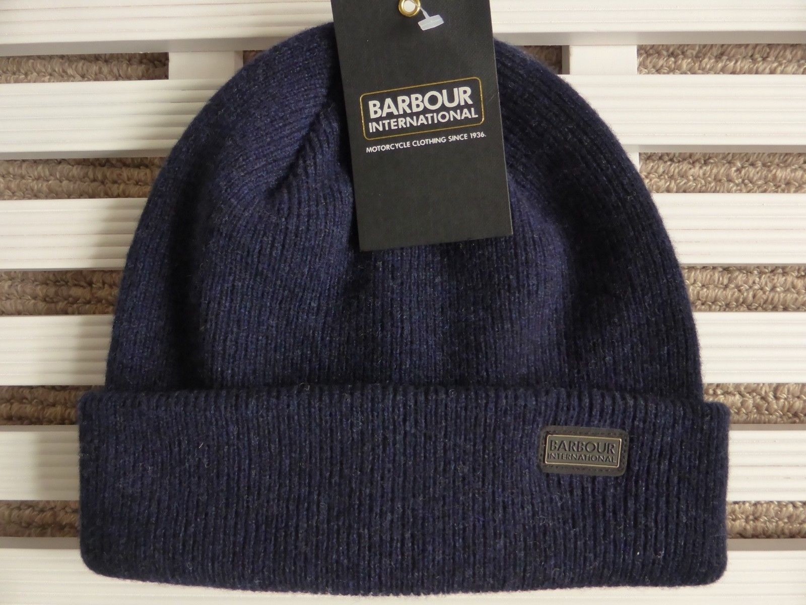 barbour mens wooly hat