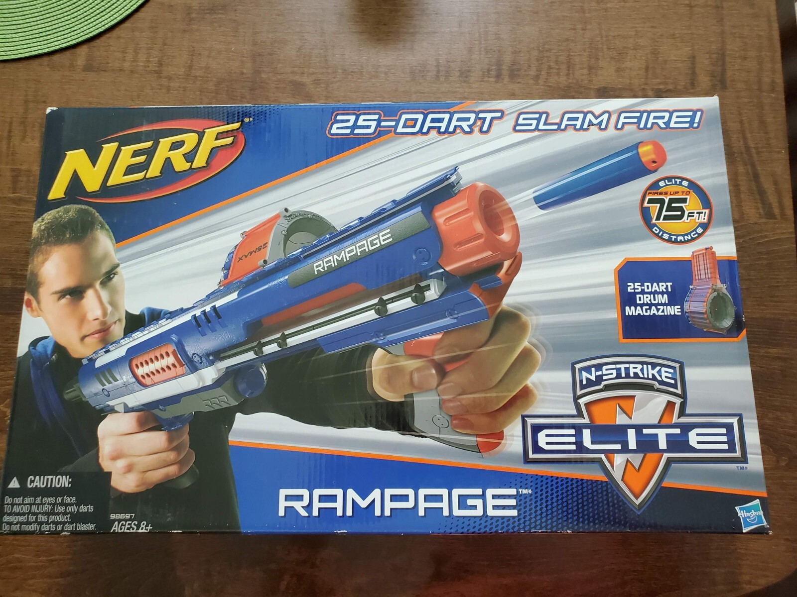 THE RAMPAGE - N Amazon.com: NERF Rampage N-Strike Elite Toy Blaster with 25