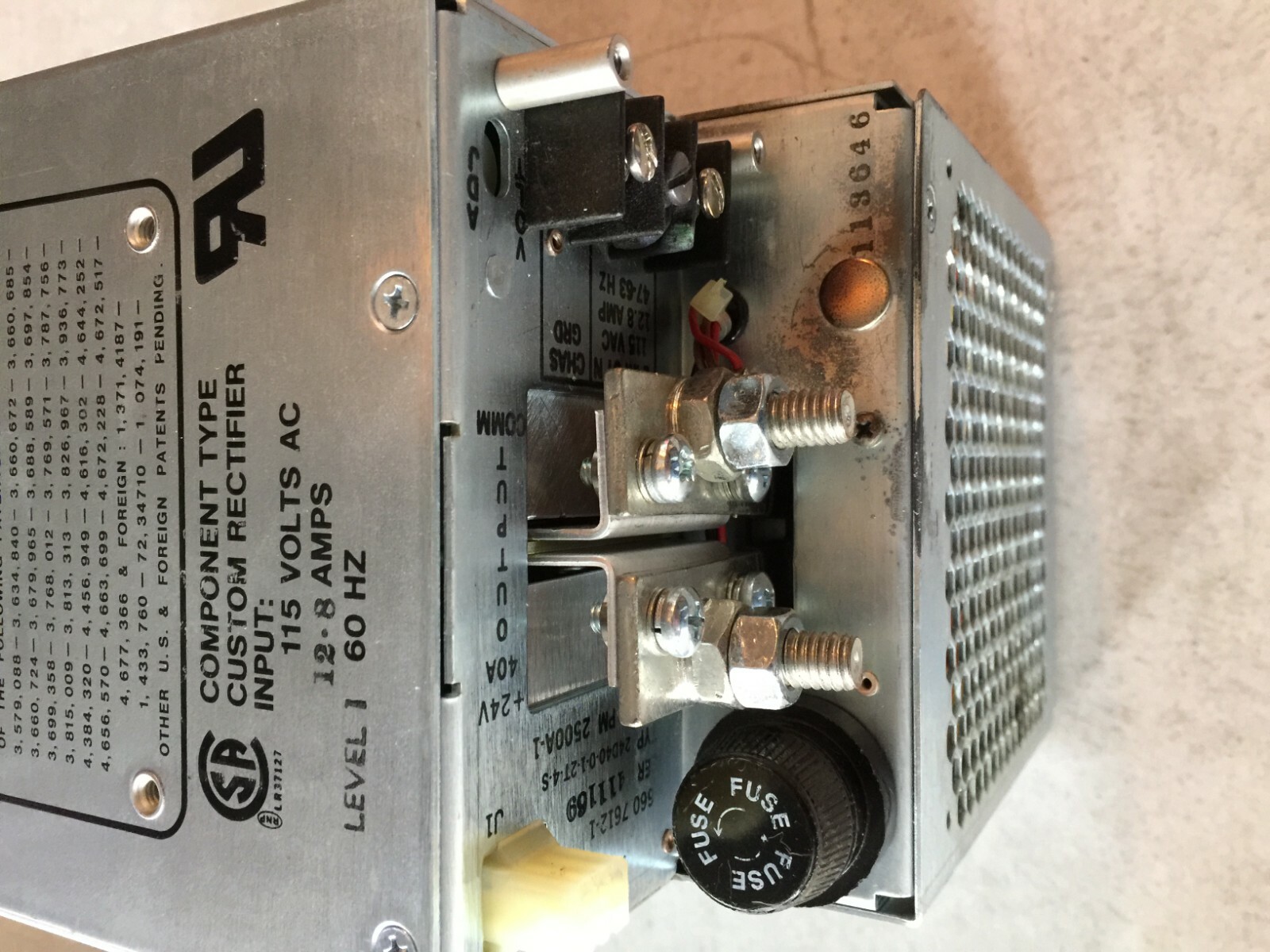 Lam Research 660-007612-001 660-7612-1 +24 Power Supply REFURBISHED Assembly