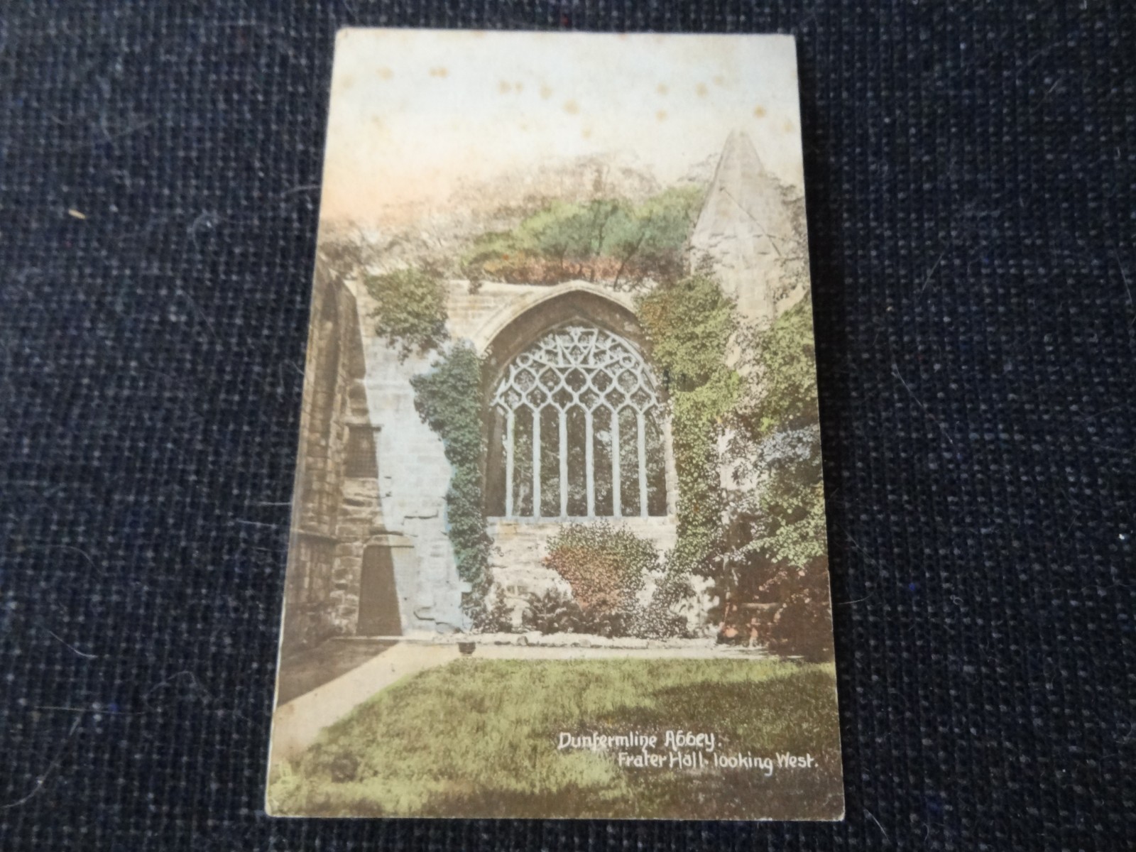 Dunfermline Abbey Frater Hall Looking West Postcard Fife Tucks Postcard  - 11593