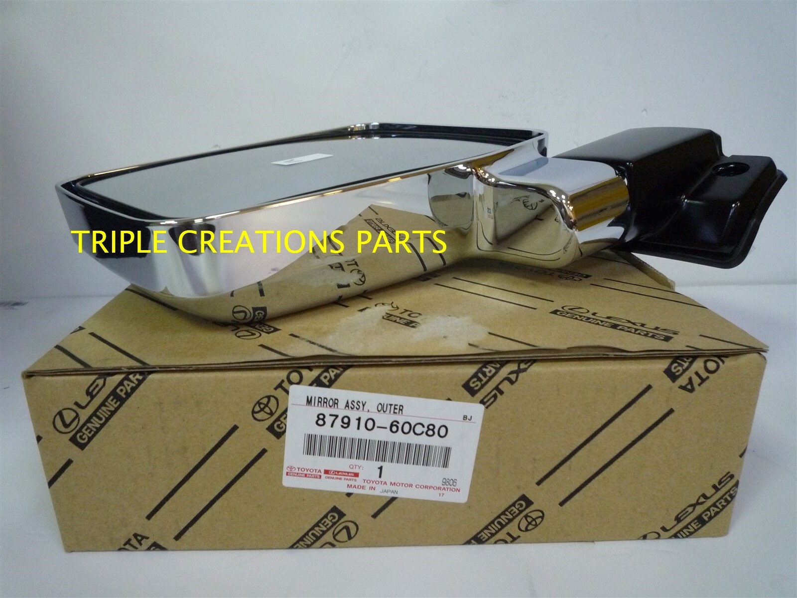 Hページ　879 TOYOTA GENUINE 87931-60B10 OUTER MIRROR, RH OEM 8973160B10