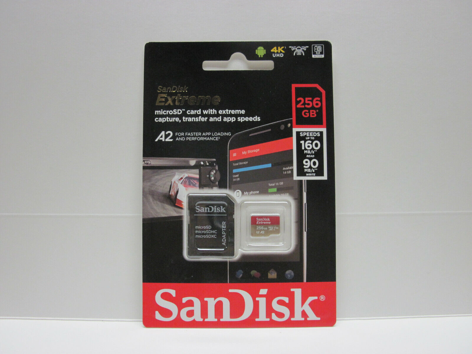 Sandisk 256GB Micro Extreme surfing 4K SD card for GoPro Sandisk 256GB Micro Extreme surfing 4K SD card for GoPro