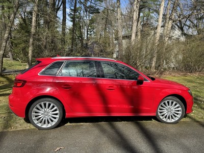 2017 Audi A3 Red FWD Automatic E-TRON PREMIUM PLUS