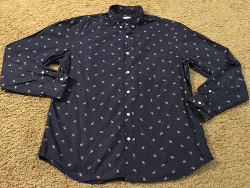 S Steven Alan W/Nyln Triple-Stich Camp Collar Shirt | eBay