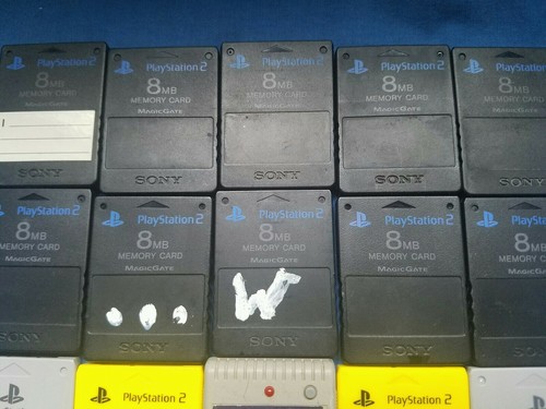 Playstation Memory card Lot Ps1 Ps2 lot of 20