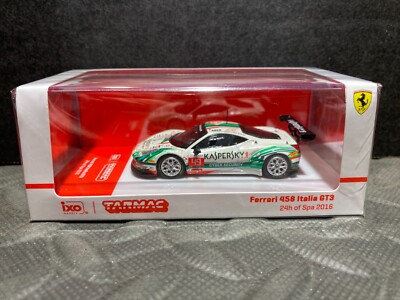 1/64 IXO TARMAC FERRARI 458 ITALIA GT3 24H OF SPA 2016 LEMERET/AGUAS/MOISEEV/RIZ