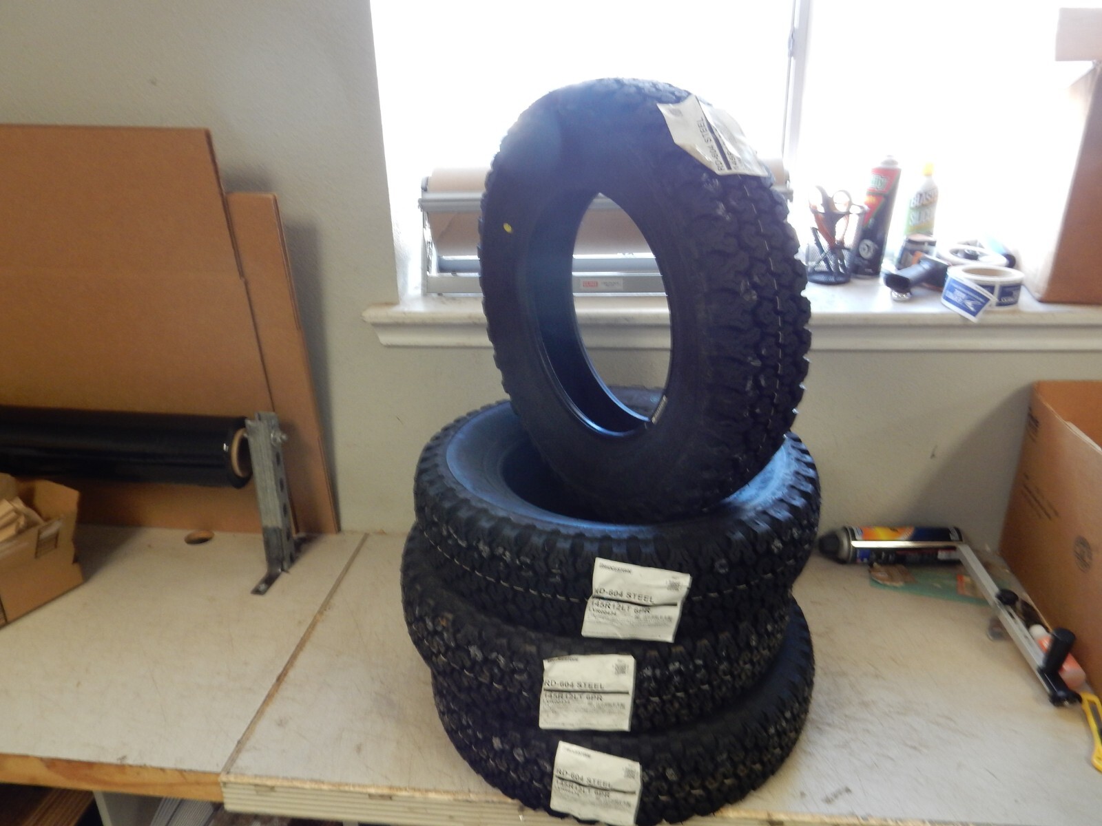 Masa専用2025年145/80R12LT 6PR BRIDGESTONE4本 BRIDGESTONE 145/80R12 4本セット 2025年製造 新品サマータイヤ