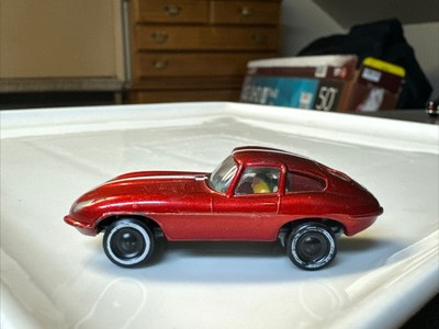 Mini Marx Super Speed Jaguar Red Vintage W/ Driver 60s