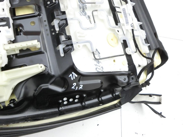 BMW 525d F10 13-17 Lim Leder Sitzbezug Sitzpolster für Fahrersitz Sitz Links Vorne Leder Schwarz BMW 525d F10 13-17... Bild 5