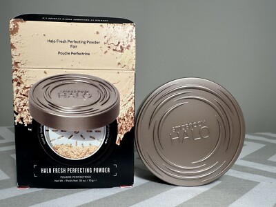 Smashbox Halo Fresh Perfecting Powder FAIR Loose Face Powder NEW Full Size