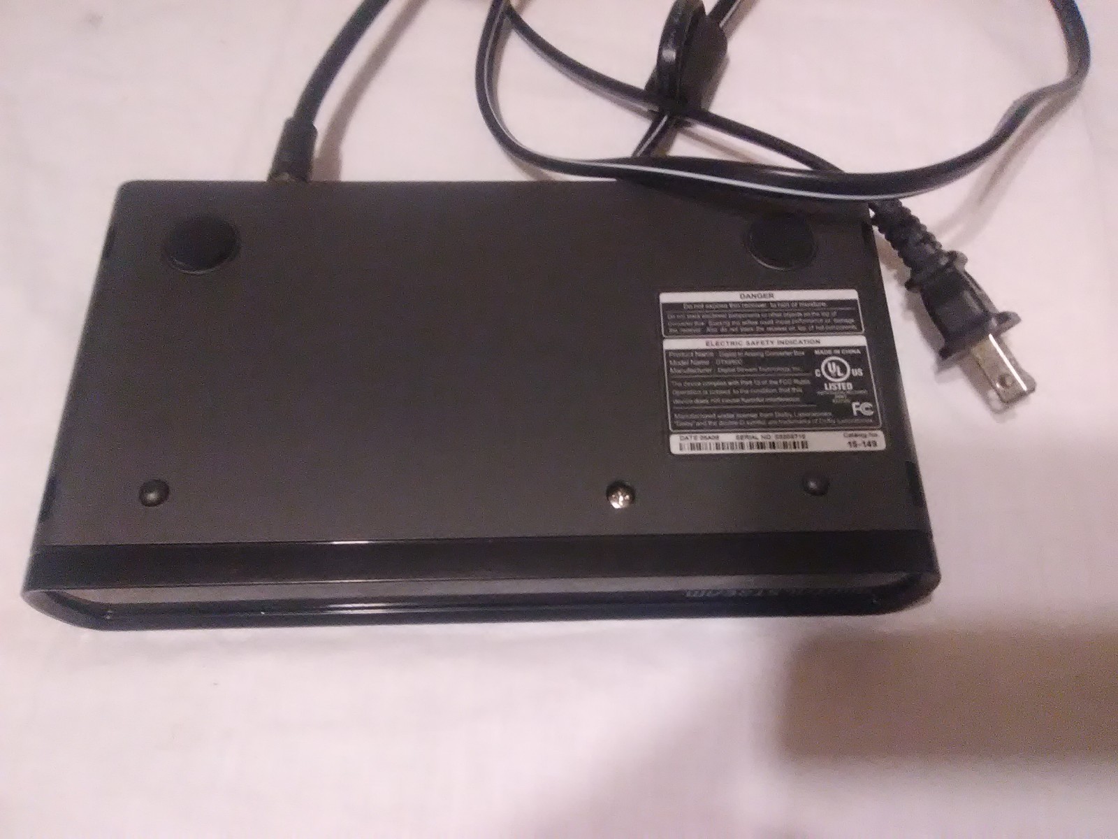 Digital Stream DTX9900 Digital to Analog DTV Converter Box (READ LISTING) )(^@f4