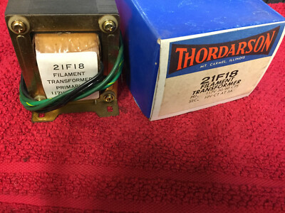 21F18 THORDARSON TRANSFORMER PRI 117V SEC10 CT 5A NEW OLD STOCK
