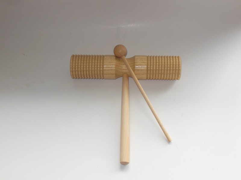 Guiro Double Sided 4.3 in Latin Percussion Instrument Comb-style