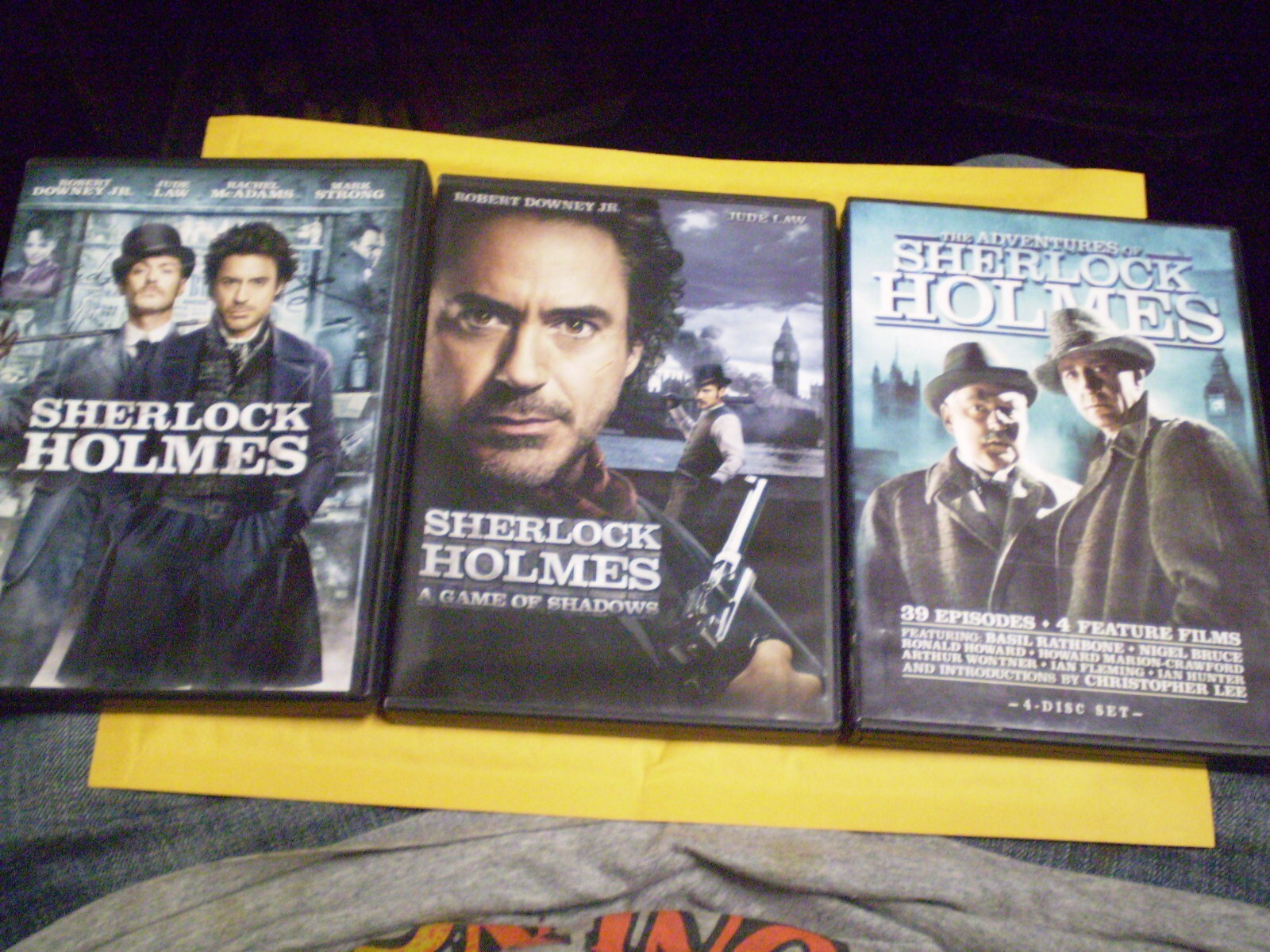 その他 Adventures of Sherlock Holmes 3 [DVD] 5) Sherlock Holmes DVD Lot: Sherlock Holmes 1 & 2 +