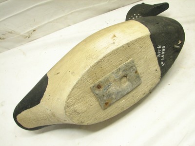 Vintage Lesser Scaup Primitive Duck Wooden Decoy Hunting Bird Glass Eye