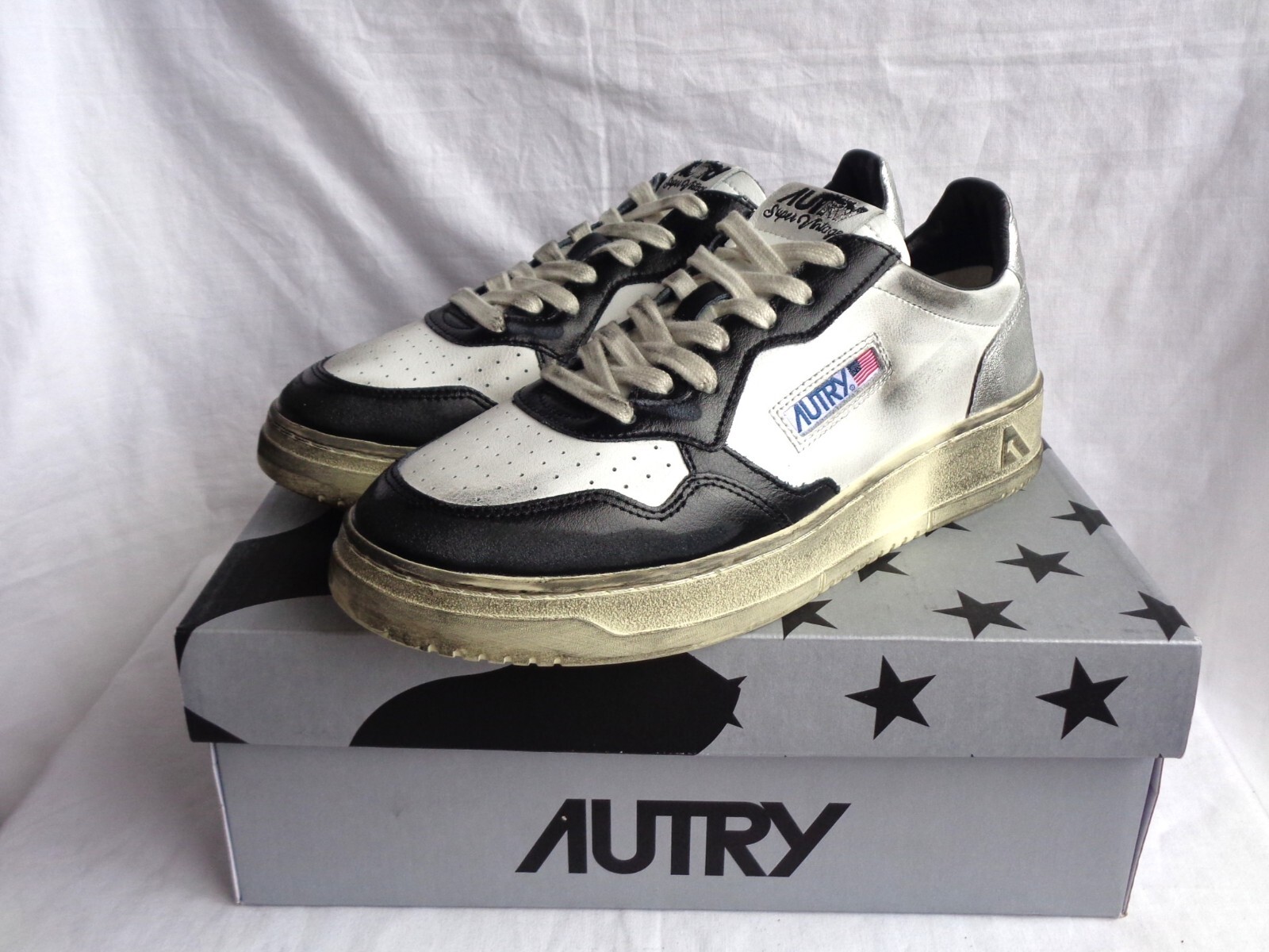 スニーカー AUTRY FW25 MEDALIST LOW (AULMGS42 WB) AUTRY MEDALIST LOW SUPER VINTAGE SNEAKERS EUR42 US9 WHITE