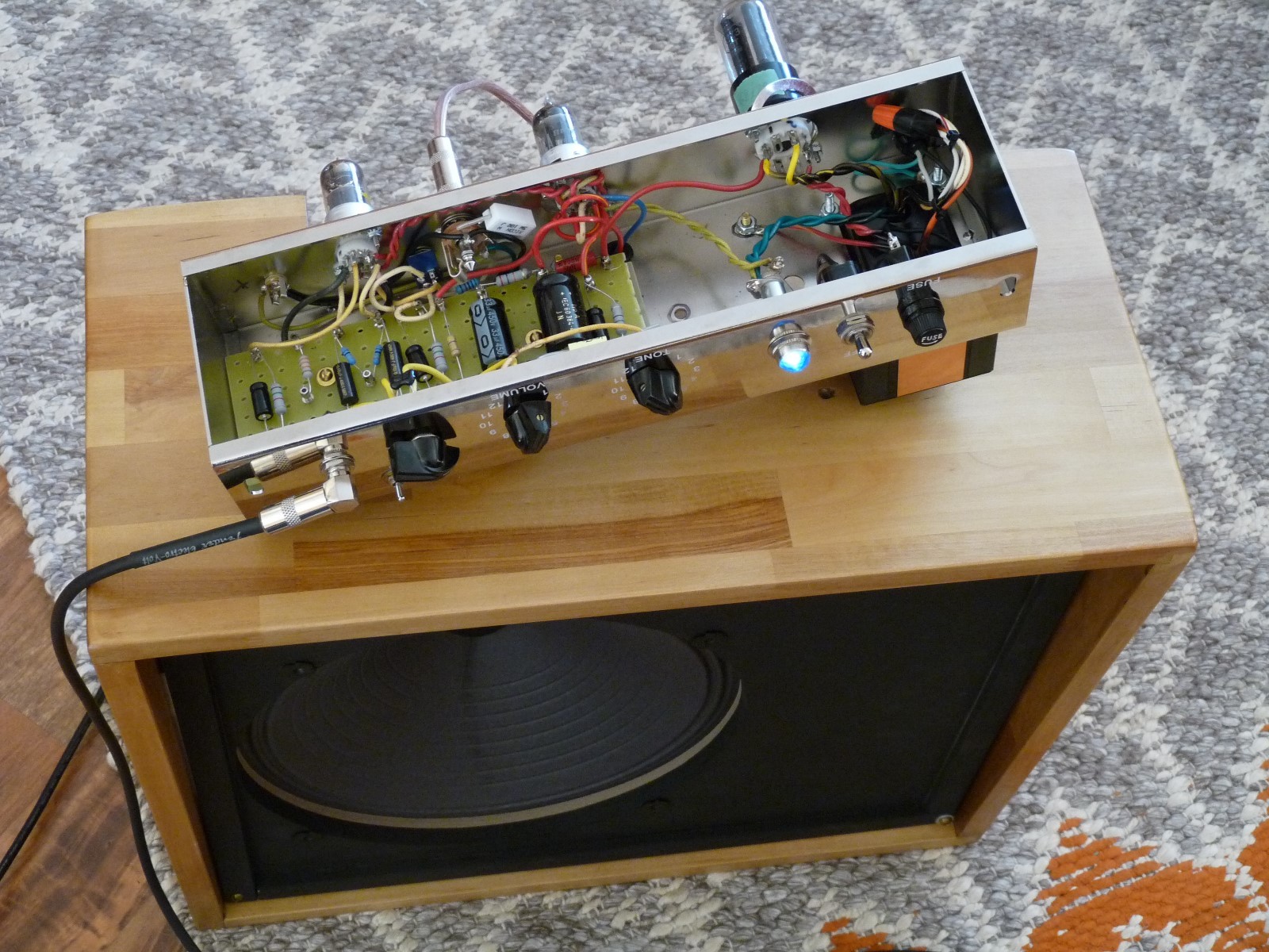 Hand Wired Deluxe Micro Amp, Fender Circuit 5E3M, 12