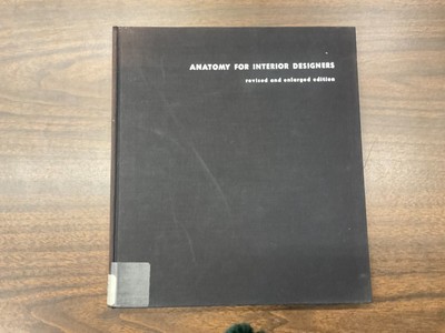 Anatomy for Interior Designers Francis de N. Schroeder 1951 HC Illustrated