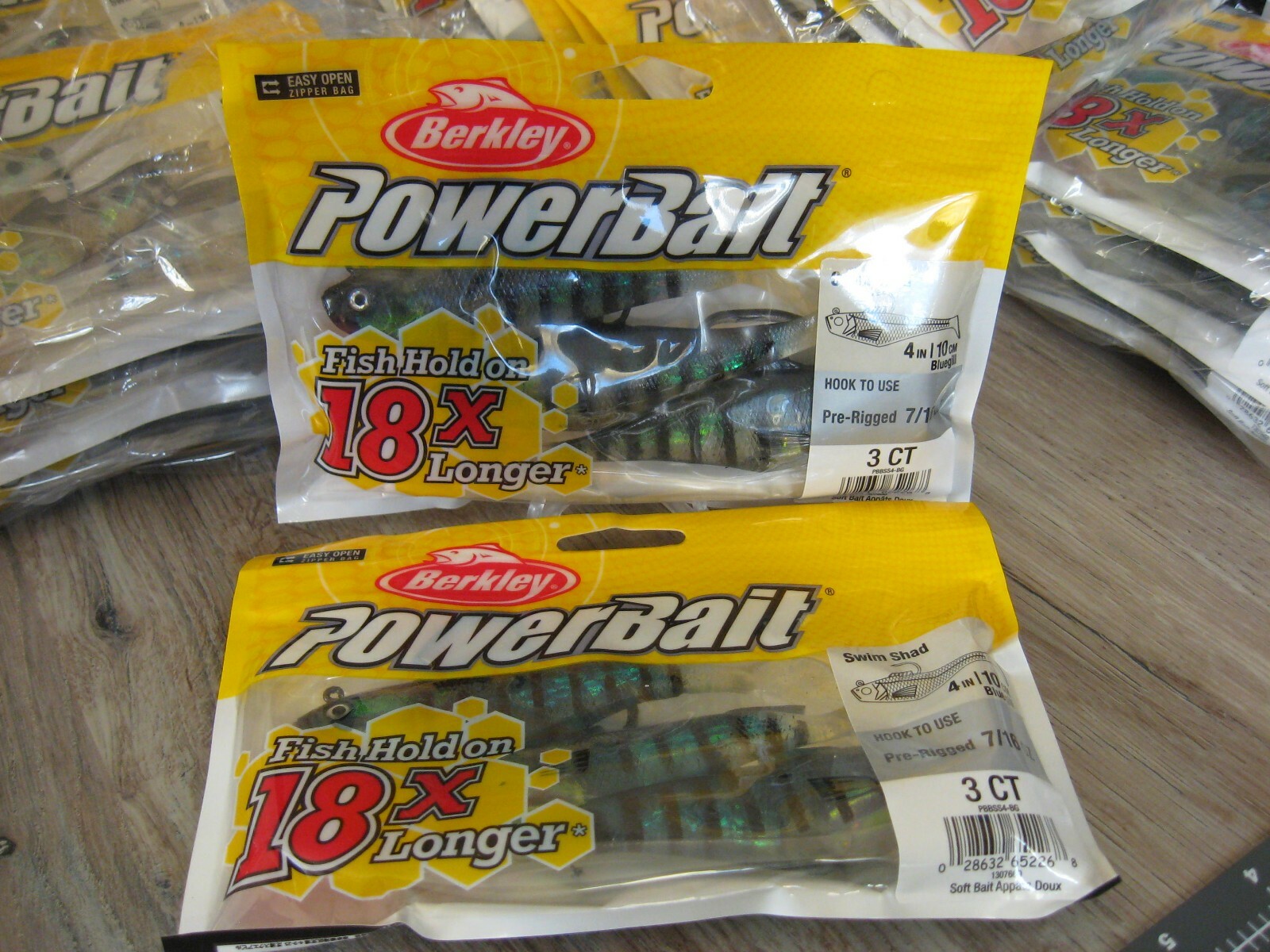 2 Packs Berkley Power Bait Fishing - 7/16 Oz Pre-Rigged Swim