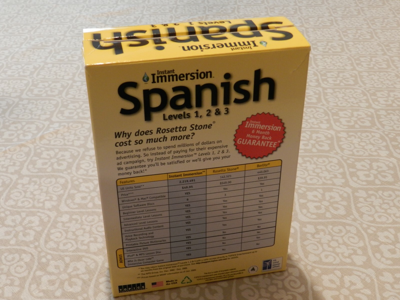 Instant Immersion Spanish Levels 1, 2 And 3 - PC & Mac 9 Discs