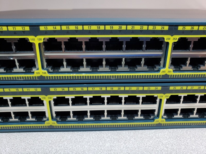 Cisco Catalyst 2960-S WS-C2960S-48TS-L 48-Port Gigabit Ethernet Switch (LOT x2)