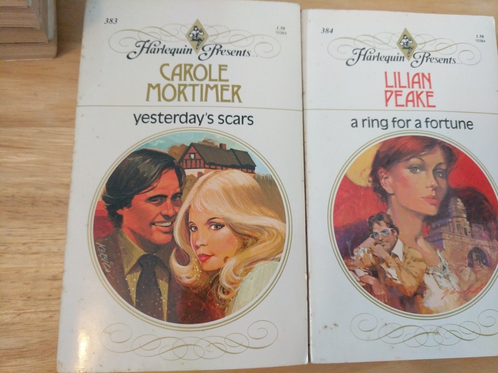 Group of Ten Harlequin Presents books from 1979-1981