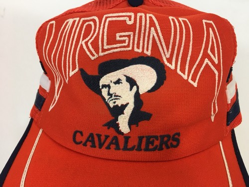 Virginia Cavaliers vtg Snapback Trucker mesh 3 Stripes USA Cap Hat 70s 80s C