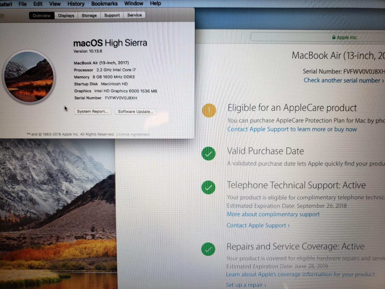 Apple MacBook Air 13.3