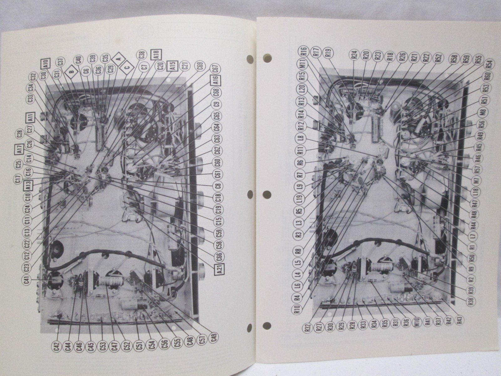 Vintage Sams Photofact Folder Radio Parts Manual Altec Lansing ALC-101 A-323C