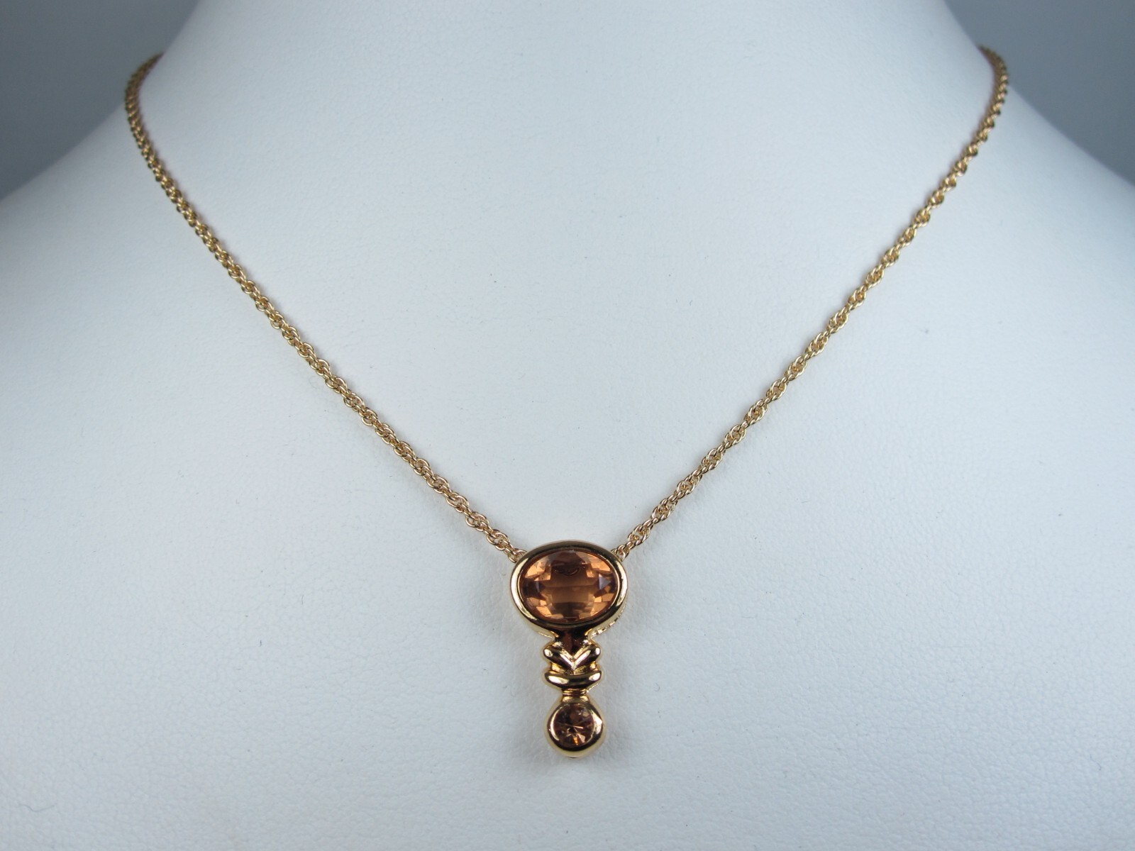 関送込 OHTNYC GOLD SPIKE NECKLACE WITH SWAROVSKI CRYSTAL