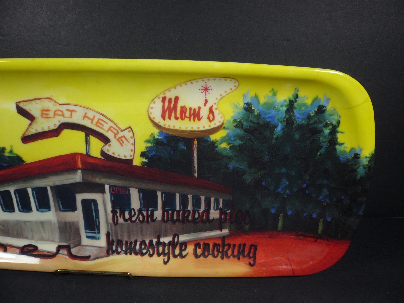 MOM'S DINER Oblong Tray 