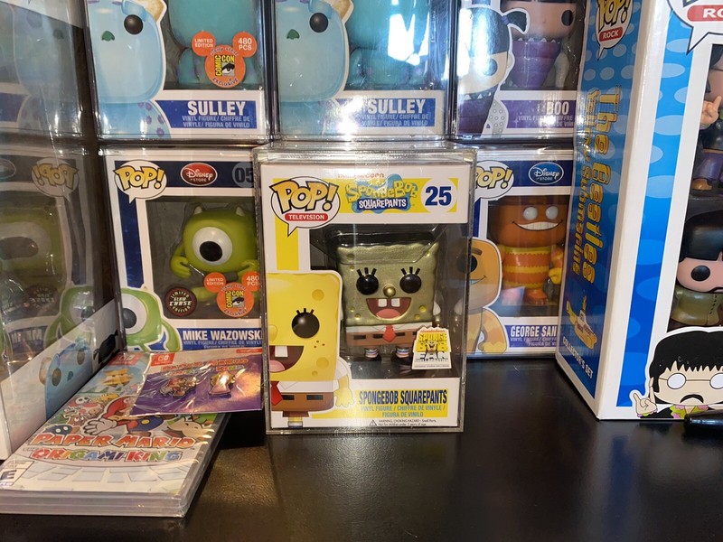 metallic spongebob funko pop