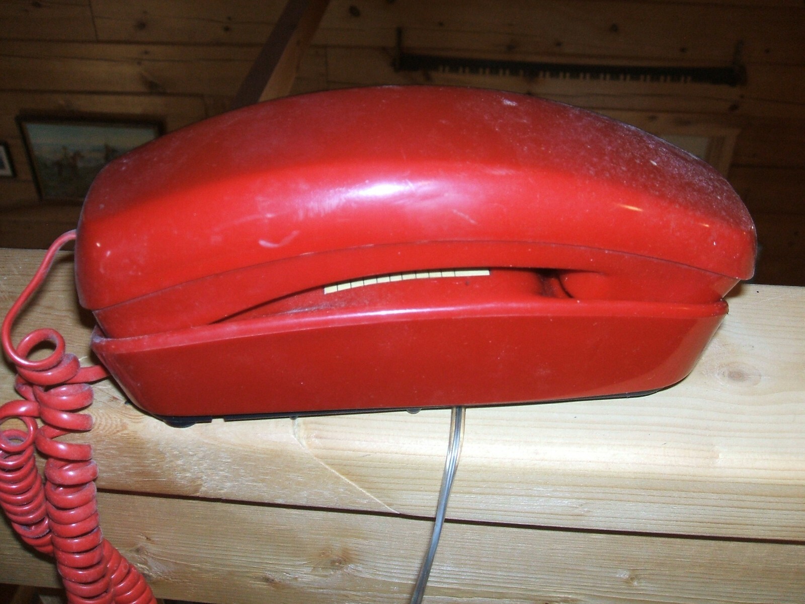 vintage Southwestern Bell Freedom phone RED TELEPHONE PUSH