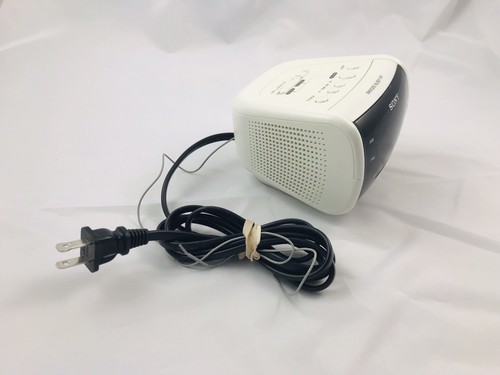 Sony Dream Machine ICF-C112 Clock Radio White Alarm Digital AM/FM