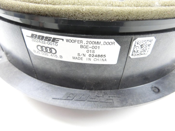 Audi Q3 8U 11-14 Lautsprecher Mitteltöner Rechts Vorne Audi Q3 8U 11-14 25.04.2013 8U0035415B 322432-0010 gebraucht Bild 4