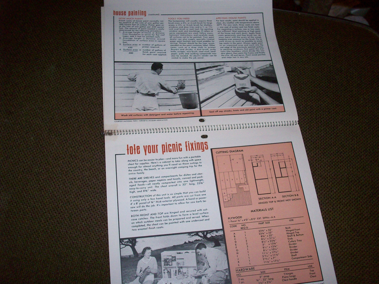 1970 Stearswood Inc. Advertising Calendar Hutchinson Minnesota