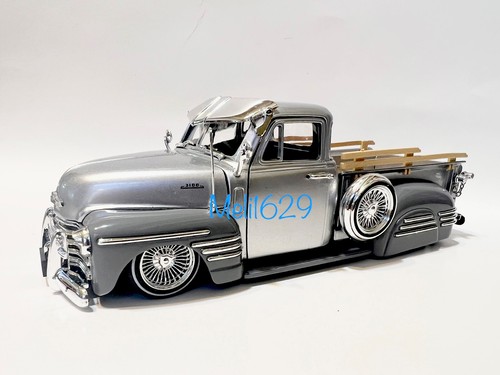Jada 1:24 Street Low 1951 Chevrolet Pickup (Silver) | eBay