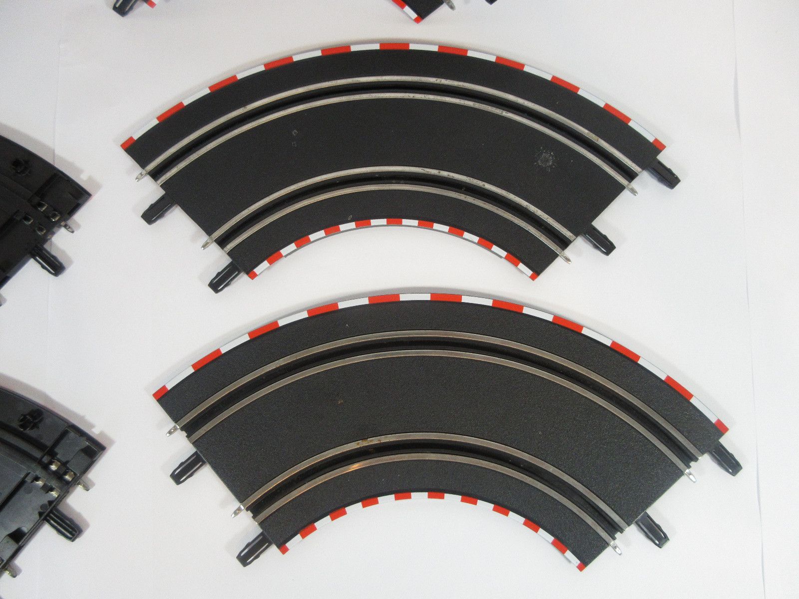 LOT 6 CARRERA GO 1:43 SCALE SLOT CAR STRAIGHT CURVED 141505-1 TRACKS GT CONTEST