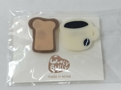 Wooly Bully  Toast and Coffee Pin Set