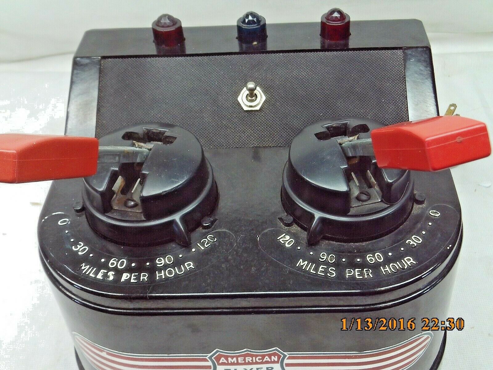 American Flyer DUAL DEADMAN 18B Transformer SERVICED 