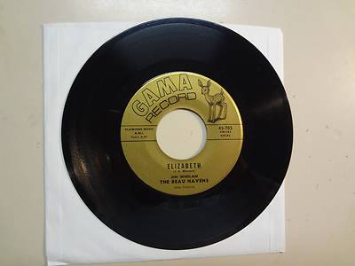 BEAU HAVENS: (Jim Whelan)Elizabeth-Feel So Good-U.S. 7'' 1965 Gama Record 45-705