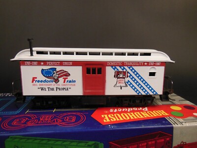 HO ROUNDHOUSE FREEDOM TRAIN #1 OVERTON BAGGAGE ''WE THE PEOPLE''